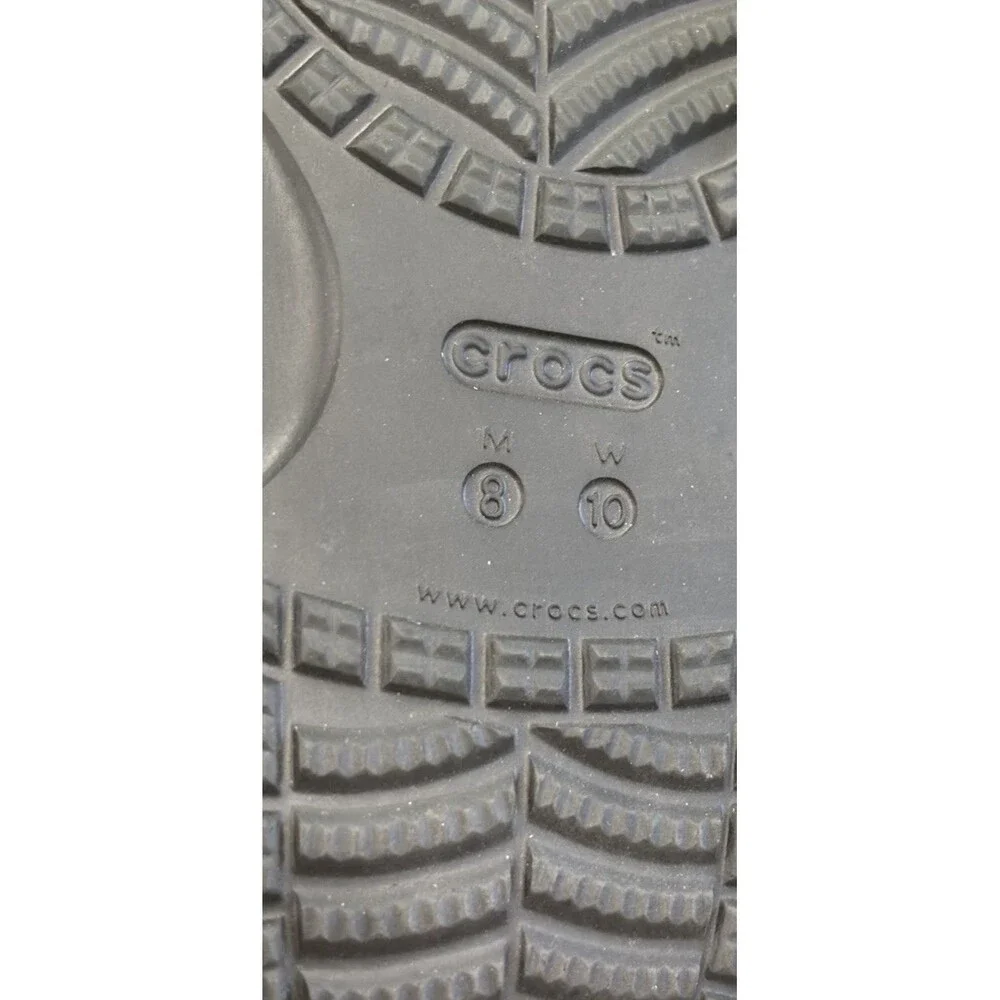 Crocs Classic Two-Strap Slide Sandals Out of this World Lightning Mens 8